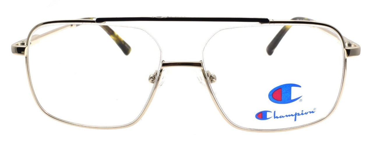 Champion Sam C01 Men's Glasses Frames Aviator 57-15-145 Gold / Black