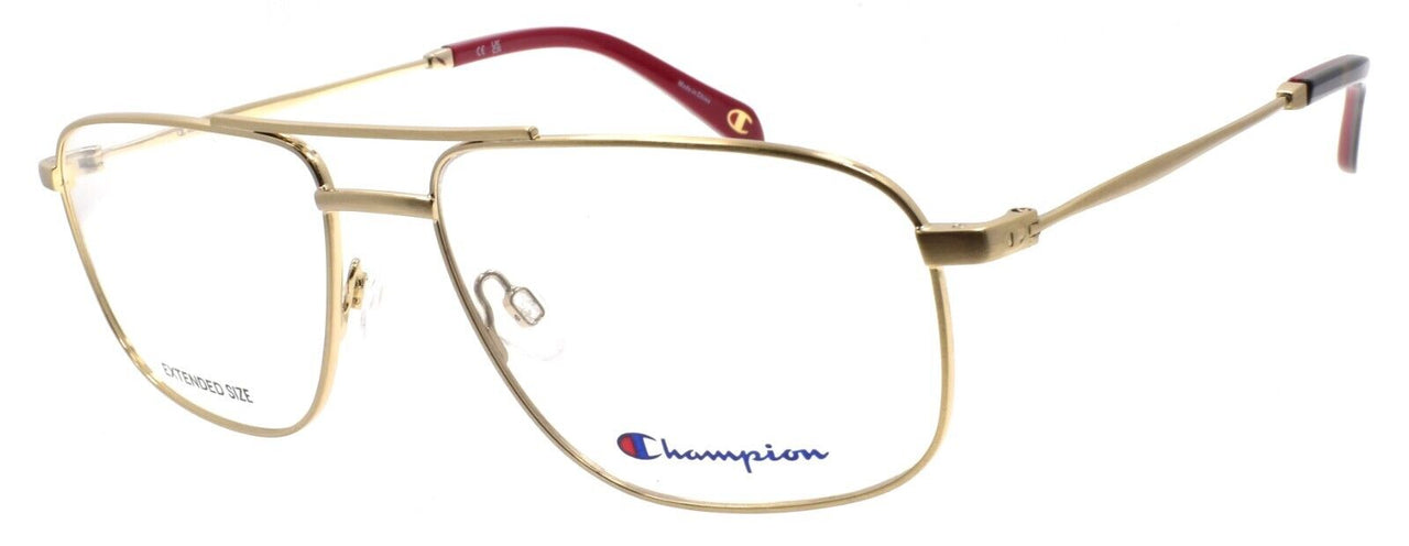 Champion CU4027 C01 Men's Glasses Frames Aviator Large 58-17-150 Matte Gold