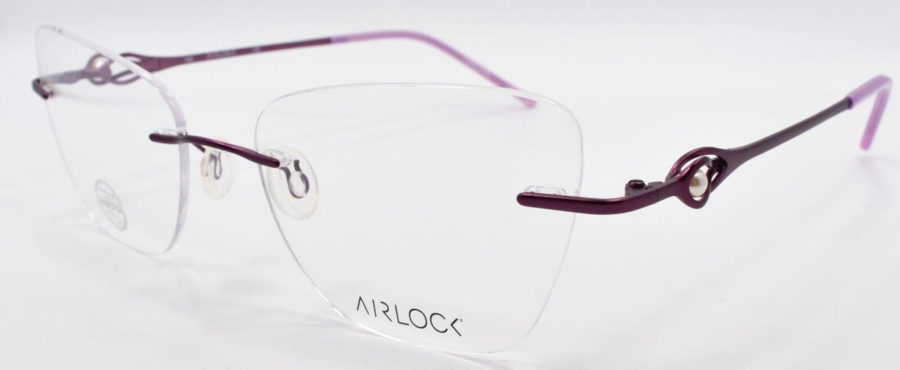 Airlock Majestic 203 500 Women's Eyeglasses Frames Rimless 54-18-140 Violet