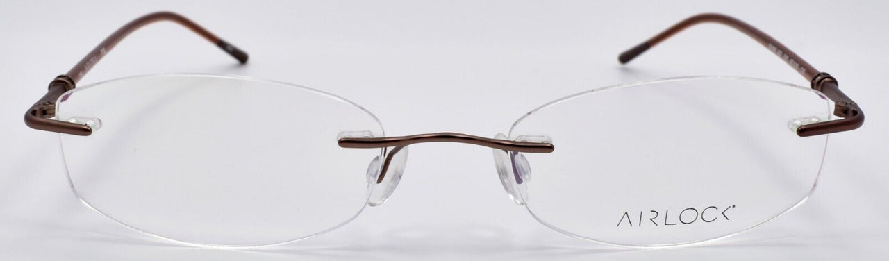 Airlock Divine 202 210 Women's Eyeglasses Frames Rimless 50-18-135 Brown