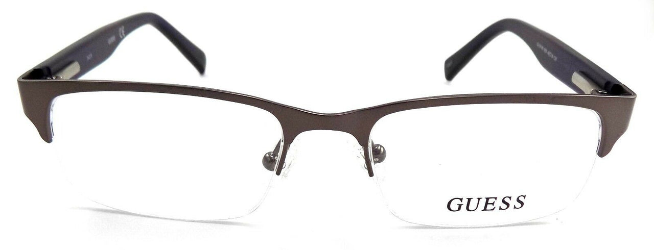 2-GUESS GU9148 009 Eyeglasses Frames Half Rim 48-16-130 Gunmetal Gray + CASE-664689700448-IKSpecs