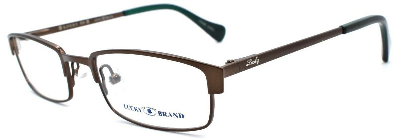 1-LUCKY BRAND Break Time Kids Unisex Eyeglasses Frames 45-17-125 Brown-751286214697-IKSpecs