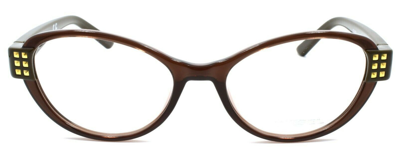 2-Diesel DL5011 048 Women's Eyeglasses Frames 51-17-135 Brown / Gold Accents-664689547890-IKSpecs
