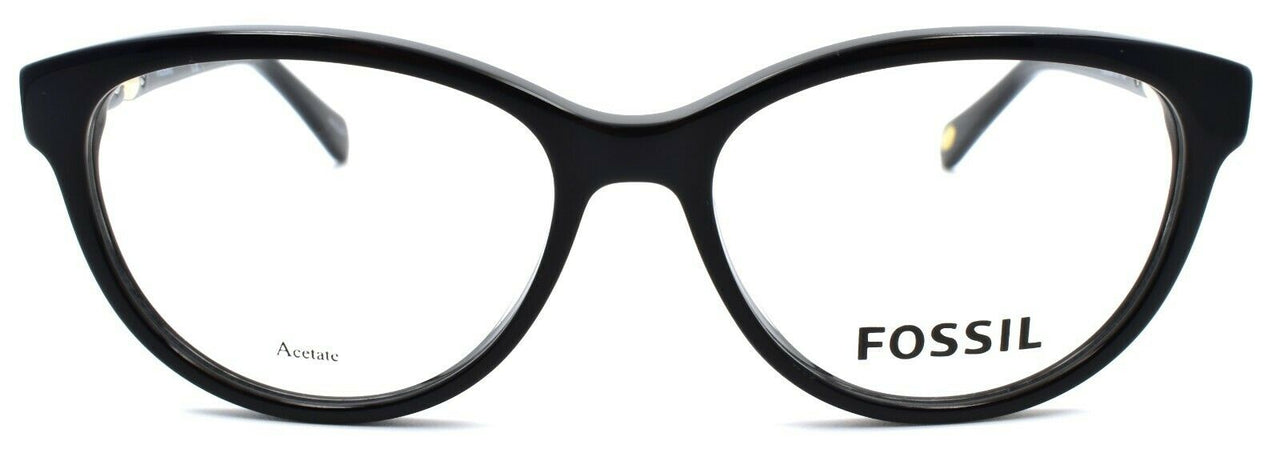 2-Fossil FOS 6085 807 Women's Eyeglasses Frames 53-16-140 Black-762753678010-IKSpecs