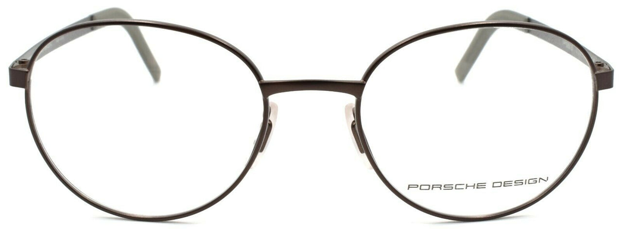 2-Porsche Design P8315 B Eyeglasses Frames Round 50-18-140 Brown-4046901563653-IKSpecs
