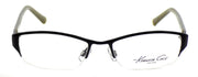 2-Kenneth Cole NY KC160 002 KCNY Women's Eyeglasses Frames 51-17-135 Matte Black-726773164038-IKSpecs