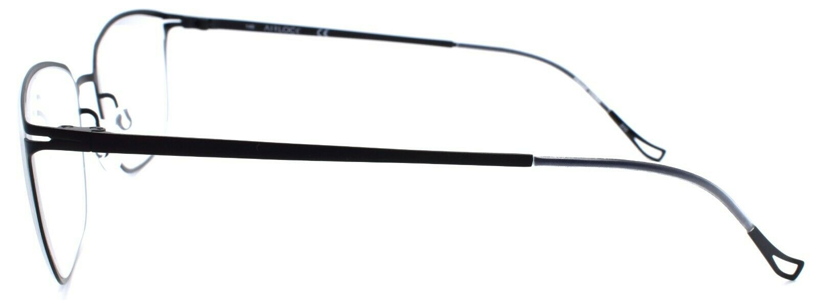 3-Marchon Airlock 5003 001 Women's Eyeglasses Frames Titanium 53-18-140 Black-886895451086-IKSpecs