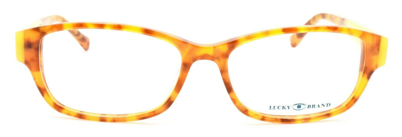 2-LUCKY BRAND Porter Women's Eyeglasses Frames 53-16-140 Blonde Tortoise + CASE-751286229370-IKSpecs