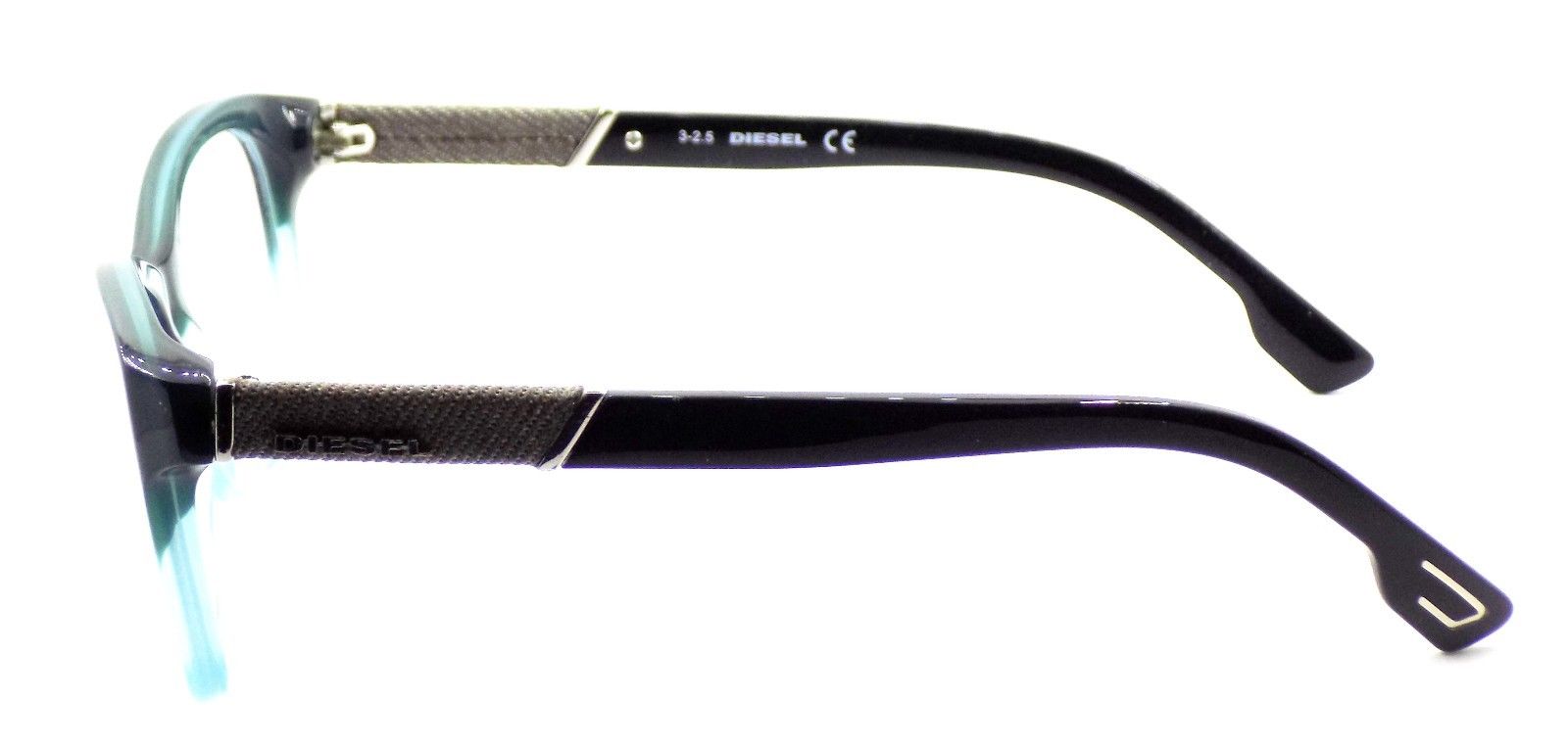 3-DIESEL DL5085 098 Eyeglasses Frames 54-14-140 Dark Green Azure / Grey Denim-664689614394-IKSpecs
