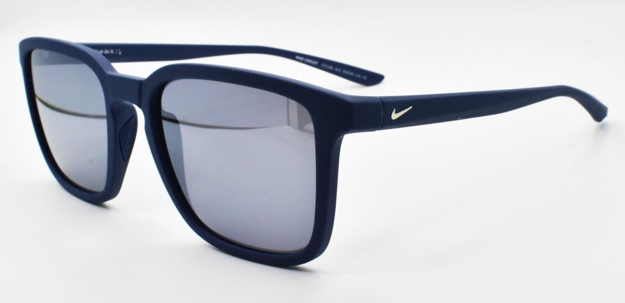 Nike Cruiser EV1195 401 Sunglasses Matte Blue / Silver Mirrored Lens Italy