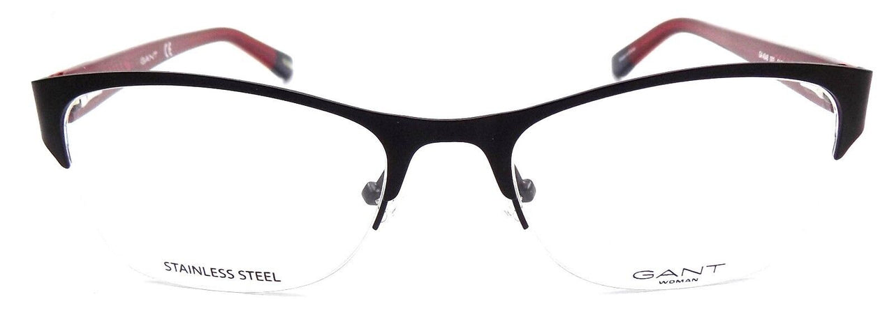 2-GANT GA4048 002 Women's Eyeglasses Frames Half Rim 51-18-135 Matte Black-664689748716-IKSpecs