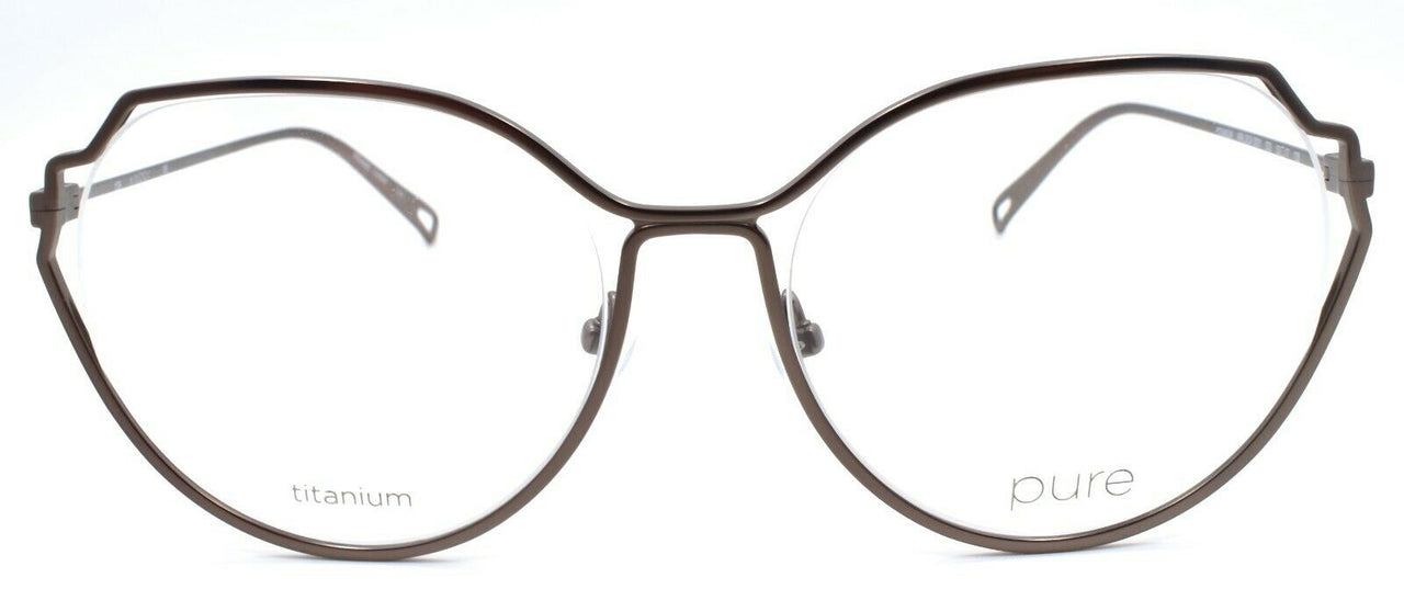 2-Airlock 5001 033 Women's Eyeglasses Frames Titanium 53-17-135 Gunmetal-886895459075-IKSpecs