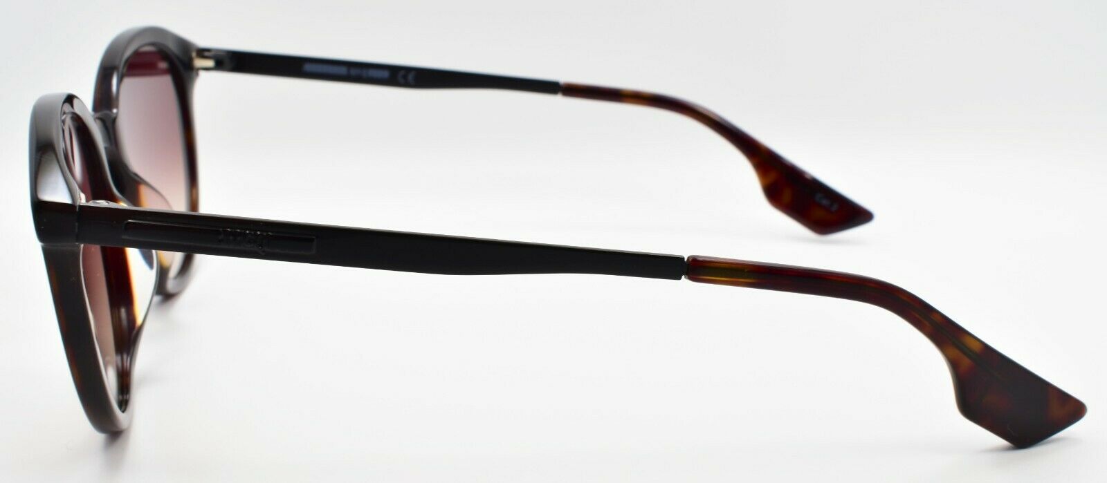 3-McQ Alexander McQueen MQ0069SA 007 Unisex Sunglasses Havana / Brown Gradient-889652064796-IKSpecs