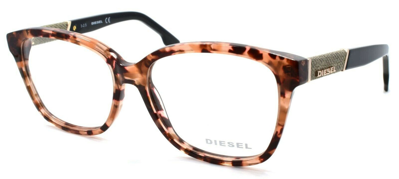 1-Diesel DL5108 054 Women's Eyeglasses Frames 54-15-140 Red Havana / Gray Denim-664689645237-IKSpecs