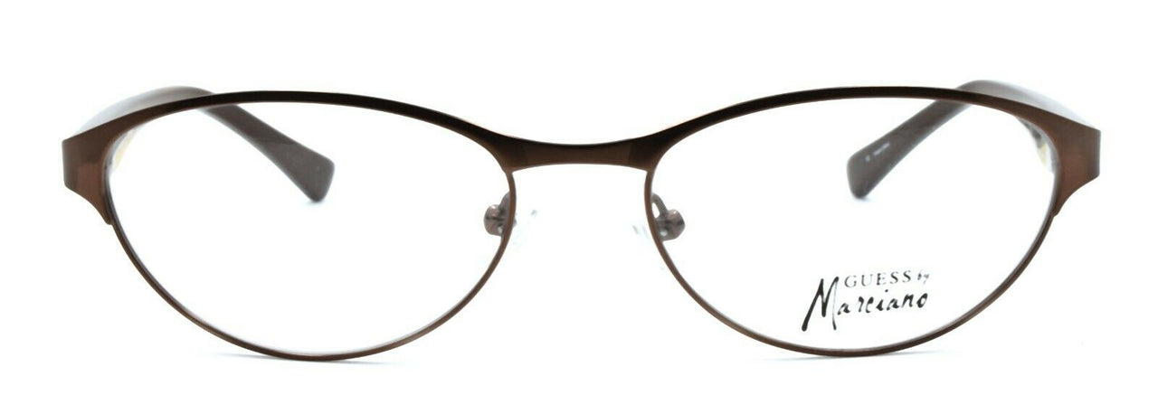 2-GUESS by Marciano GM176 MOBRN Women's Eyeglasses Frames 53-17-135 Shiny Brown-715583548749-IKSpecs