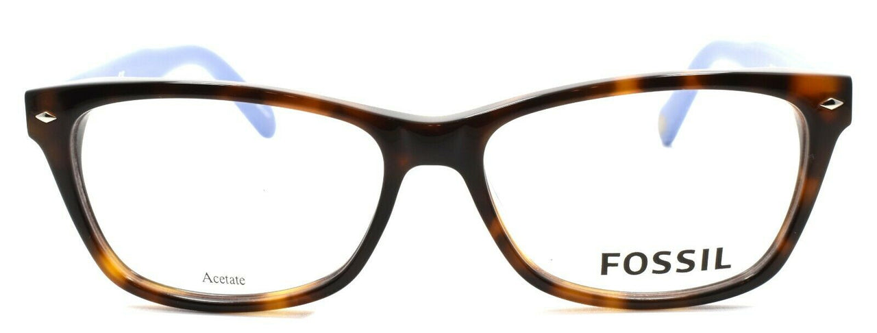 2-Fossil FOS 7002 XNZ Women's Eyeglasses Frames 52-15-140 Beige Havana + CASE-762753987075-IKSpecs