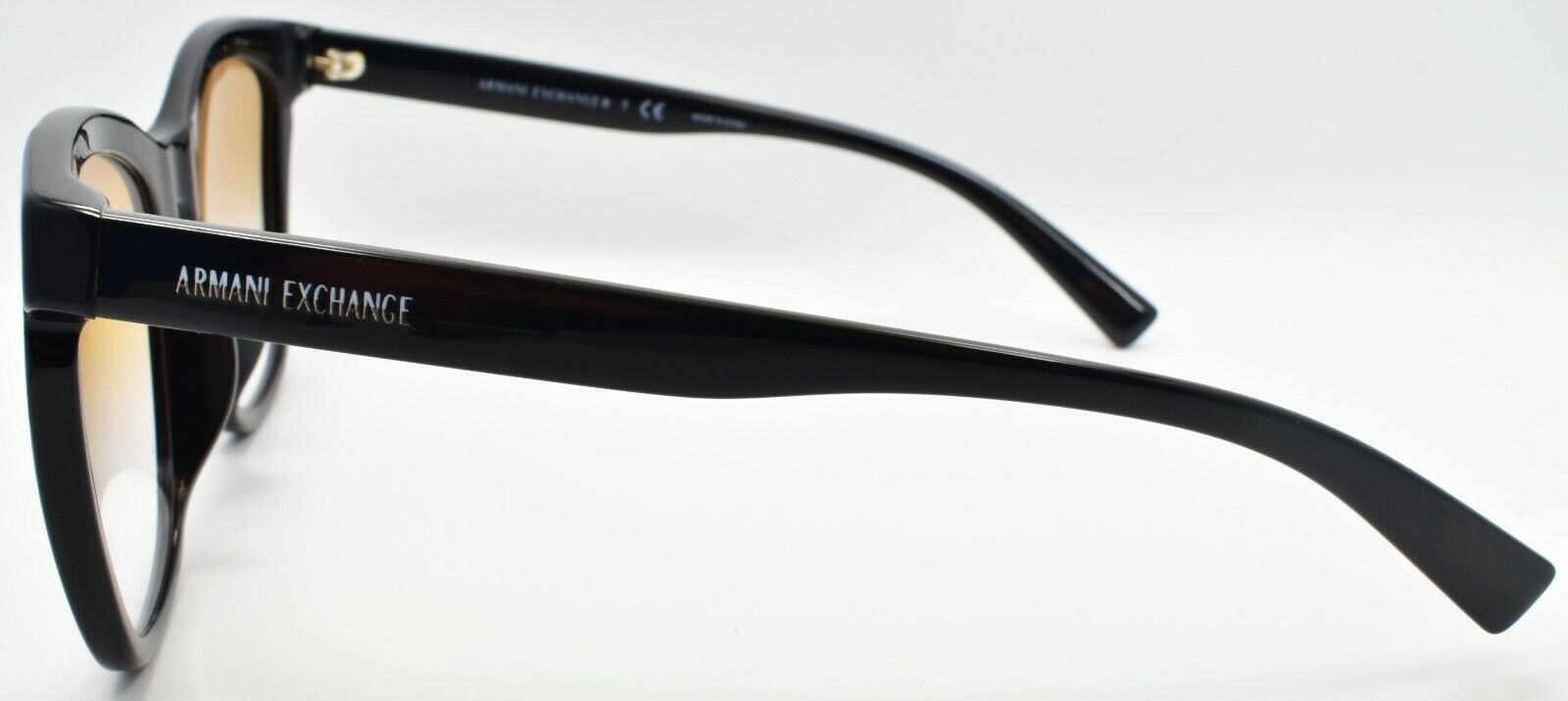 3-Armani Exchange AX4109SF 815813 Women's Sunglasses Black / Clear Gradient Ochre-8056597426435-IKSpecs