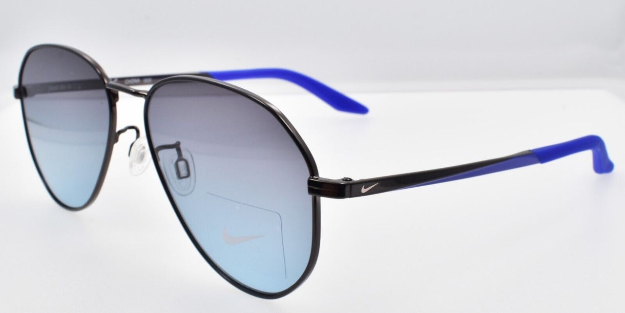 Nike Ascendant CT7864 067 Sunglasses Aviator Gunmetal / Smoke Blue Gradient