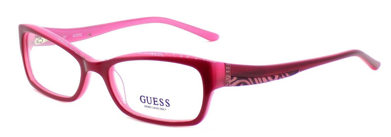 1-GUESS GU2261 BU Women's Eyeglasses Frames PETITE 51-17-130 Burgundy + CASE-715583407046-IKSpecs