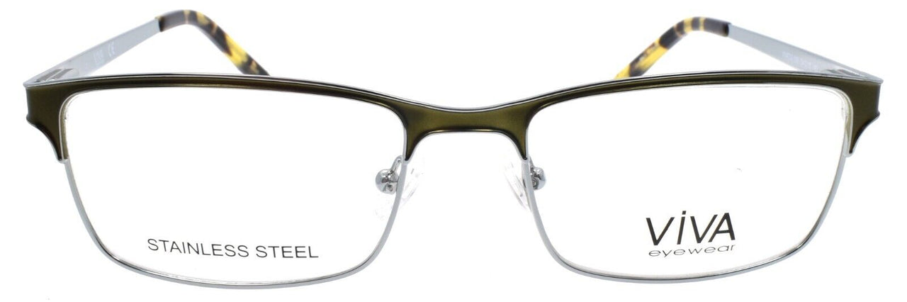 Viva by Marcolin VV4032 095 Men's Eyeglasses Frames 54-18-145 Olive Green