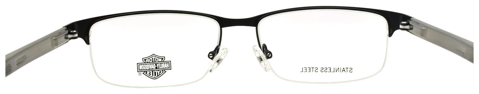 Harley Davidson HD00015 002 Men's Glasses Half-rim 56-17-145 Matte Black3