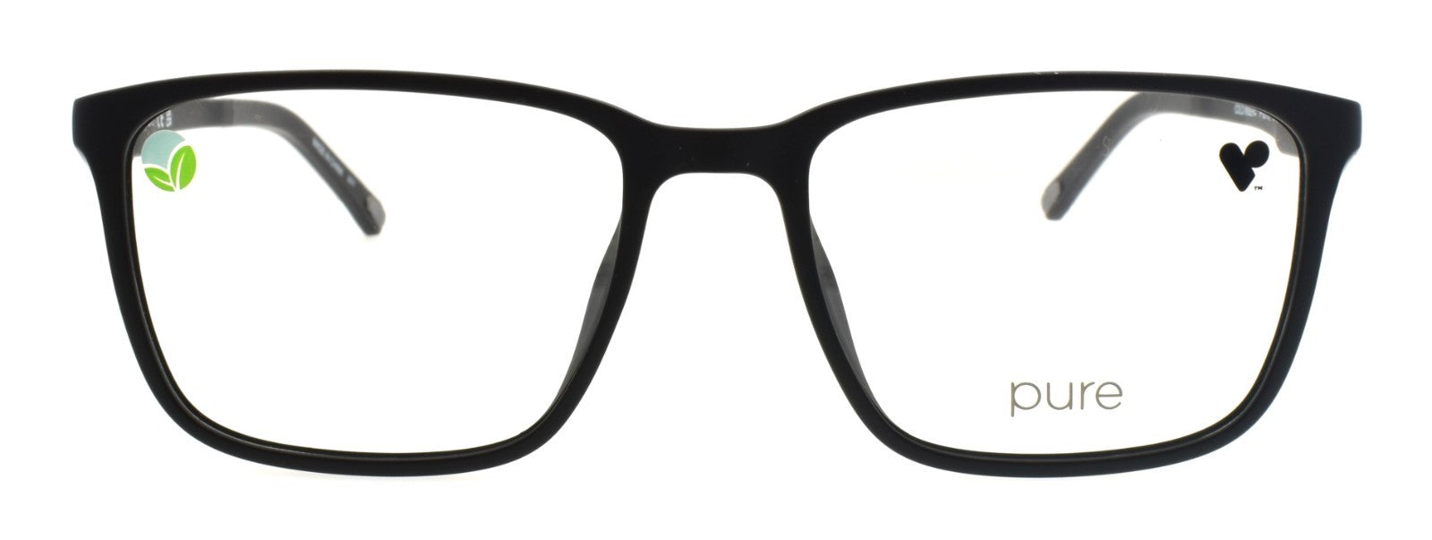 Airlock P-2012 001 Pure Men's Eyeglasses Frames 55-18-145 Matte Black1