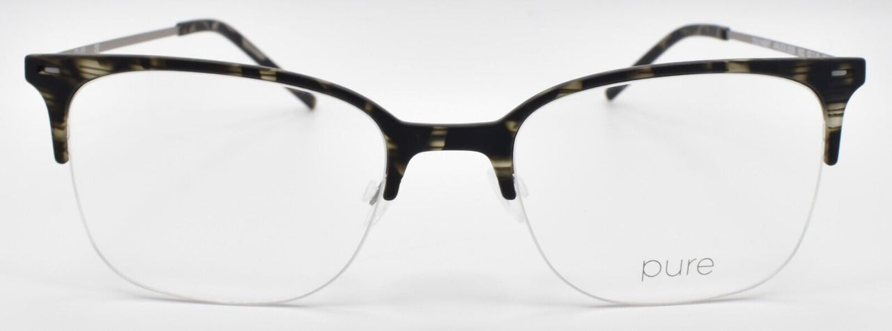 Marchon Airlock 2005 002 Men's Eyeglasses Frames Half-rim 52-19-150 Black