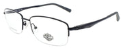 Harley Davidson HD50063 091 Men's Eyeglasses Half-rim 57-18-145 Matte Blue0