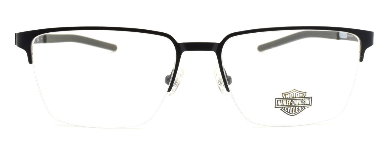 Harley Davidson HD50019 091 Men's Eyeglasses Half-rim 56-17-145 Matte Blue