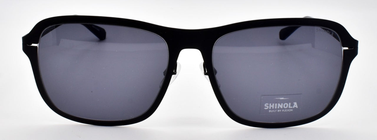 Shinola by Flexon SH3101S 001 Men's Sunglasses 57-17-145 Matte Gunmetal / Gray