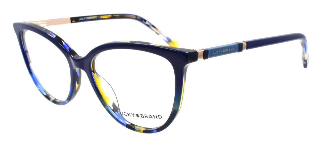 LUCKY BRAND D226 Women's Eyeglasses Frames Cat-Eye 52-16-135 Blue