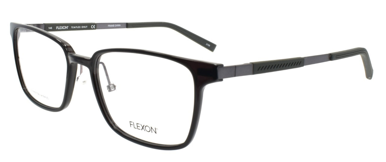 Flexon EP8007 031 Men's Eyeglasses Frames Dark Grey 54-18-145 Titanium Temples