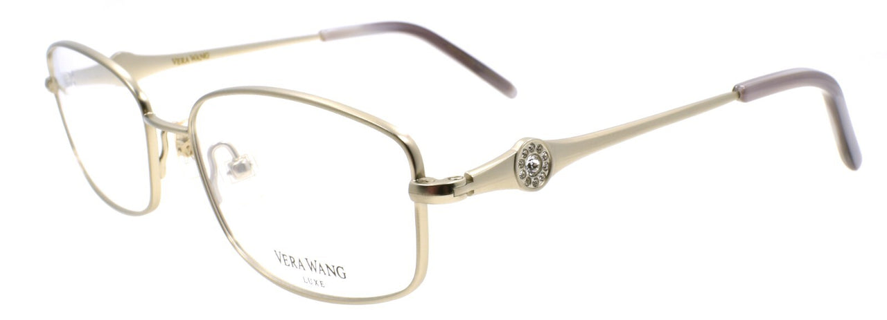 Vera Wang Placida SI Women's Eyeglasses Frames 51-16-130 Silver Titanium