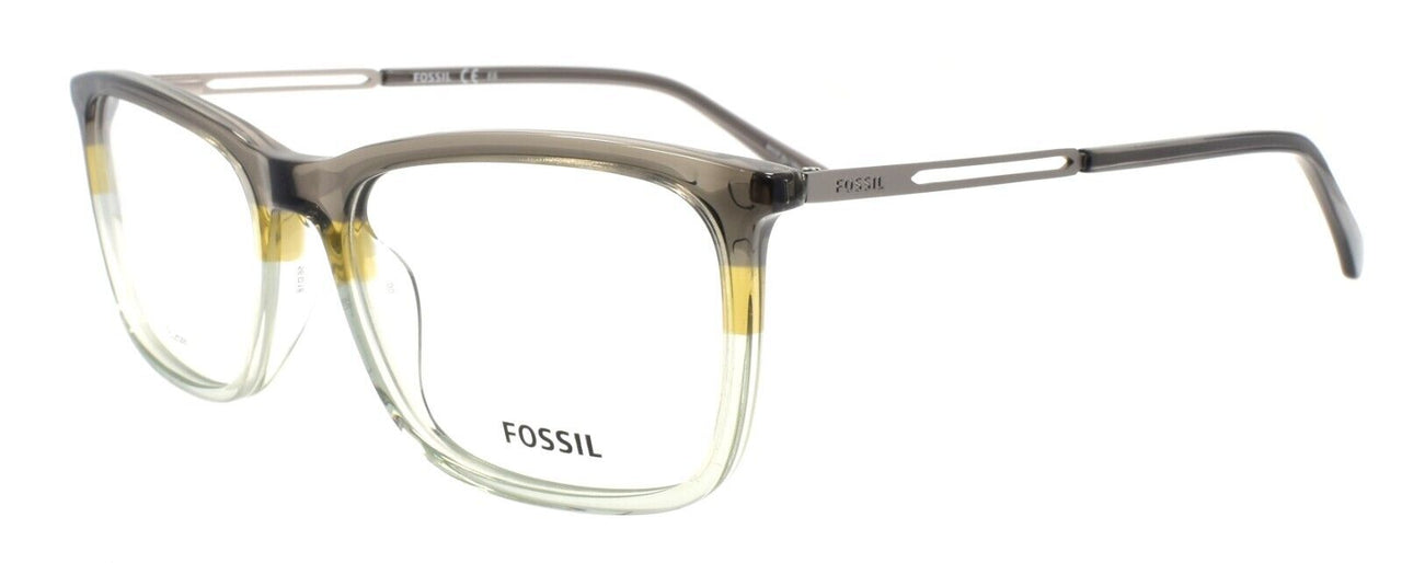 Fossil FOS 7128 6C5 Men's Eyeglasses Frames 54-18-145 Brown Horn / Ruthenium