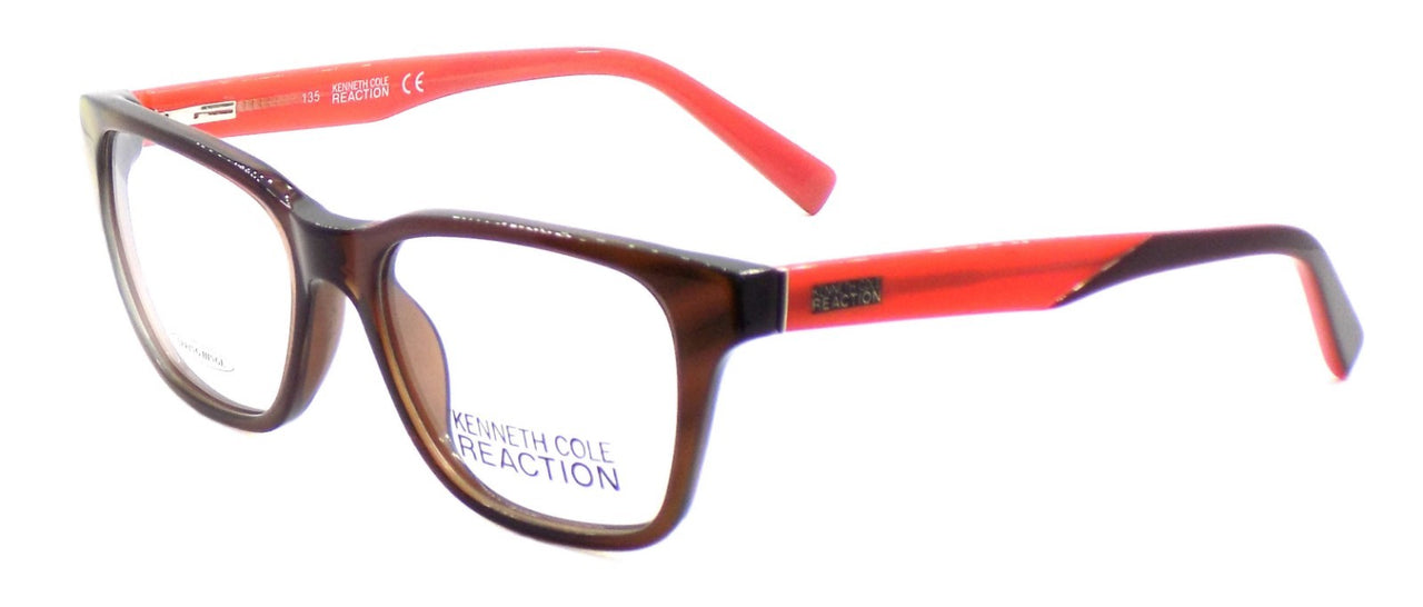 Kenneth Cole REACTION KC0755	048 Women's Eyeglasses 50-16-135 Shiny Dark Brown