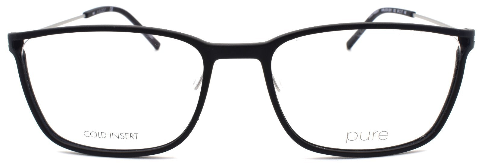 Airlock Pure 2001 002 Men's Eyeglasses Frames 54-17-145 Matte Black1