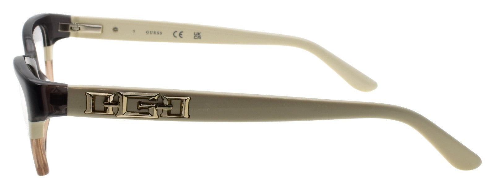 GUESS GU2979 020 Women's Eyeglasses Frames Cat Eye 52-16-140 Gray / Ivory2