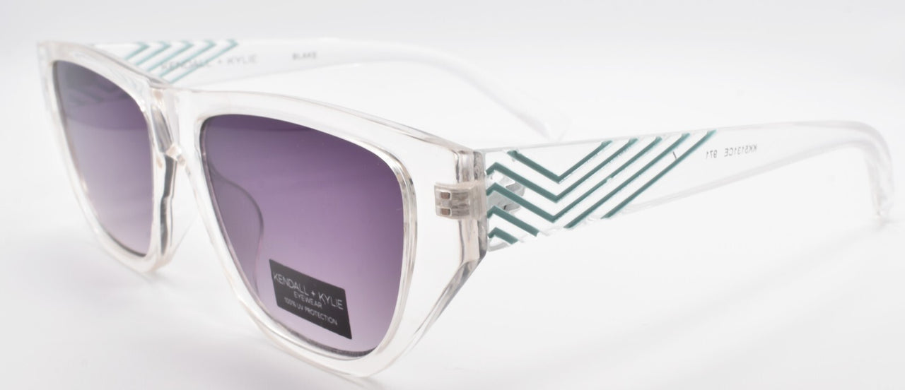Kendall + Kylie Blake KK5131CE 971 Women's Sunglasses Clear Crystal / Gray