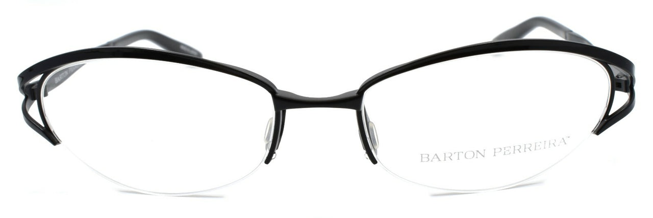Barton Perreira Eliza Women's Eyeglasses Frames 53-17-125 Jet / Black Satin