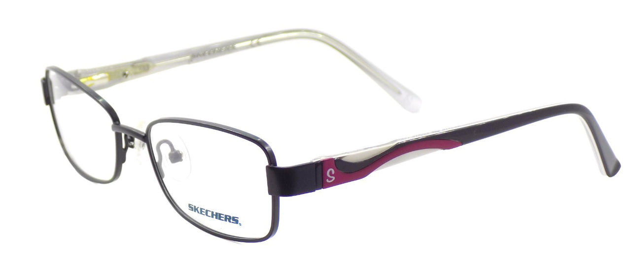 SKECHERS SE2116 002 Women's Eyeglasses Frames Petite 50-16-135 Satin Black