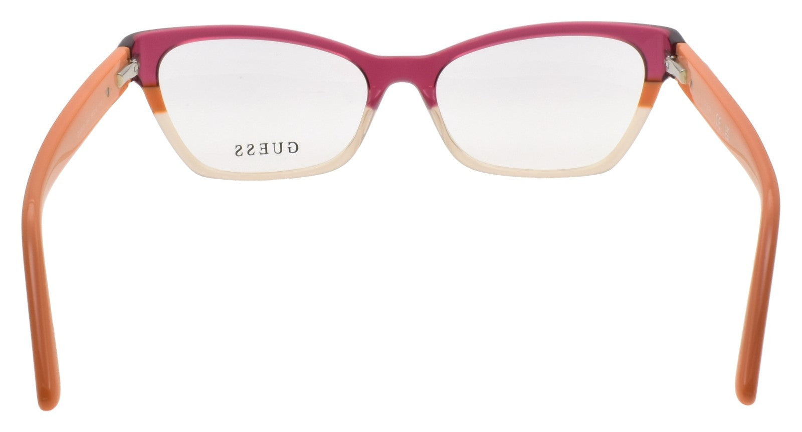 GUESS GU2979 044 Women's Eyeglasses Frames Cat Eye 54-16-140 Orange / Purple3