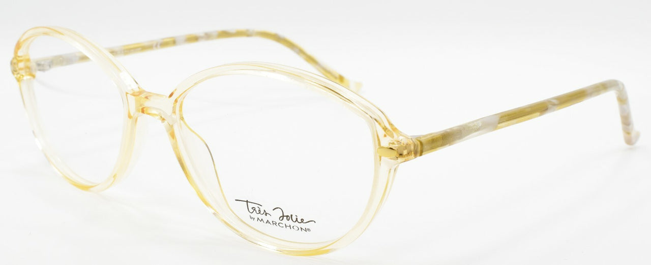 Marchon Tres Jolie 183 210 Women's Eyeglasses Frames 55-16-135 Light Brown