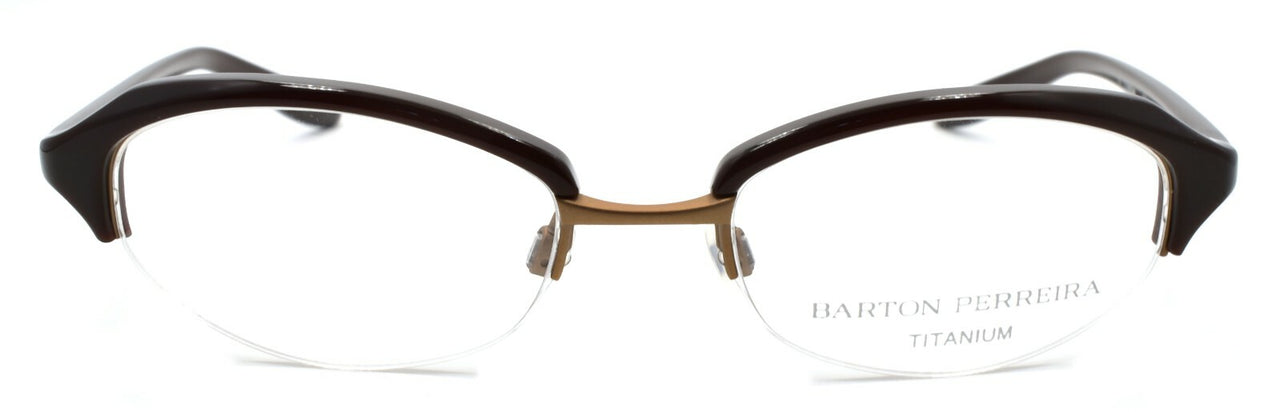 Barton Perreira Sylvia Women's Eyeglasses Frames 49-18-135 Cask / Dune