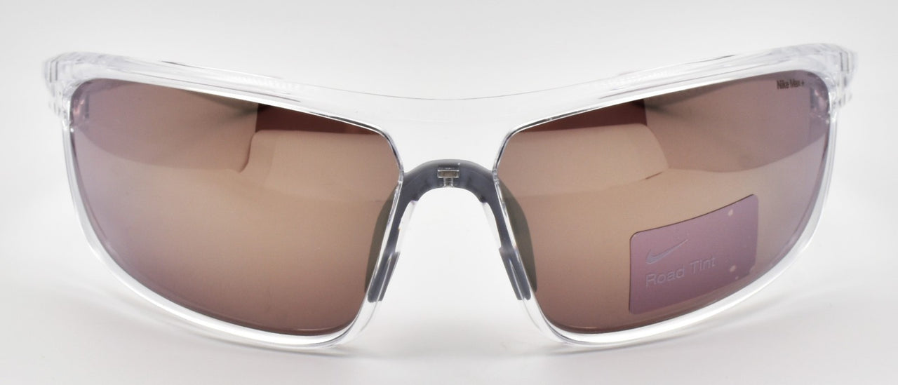 Nike Windtrack Run E EV24004 900 Men's Sunglasses Wraparound Clear / Road Tint