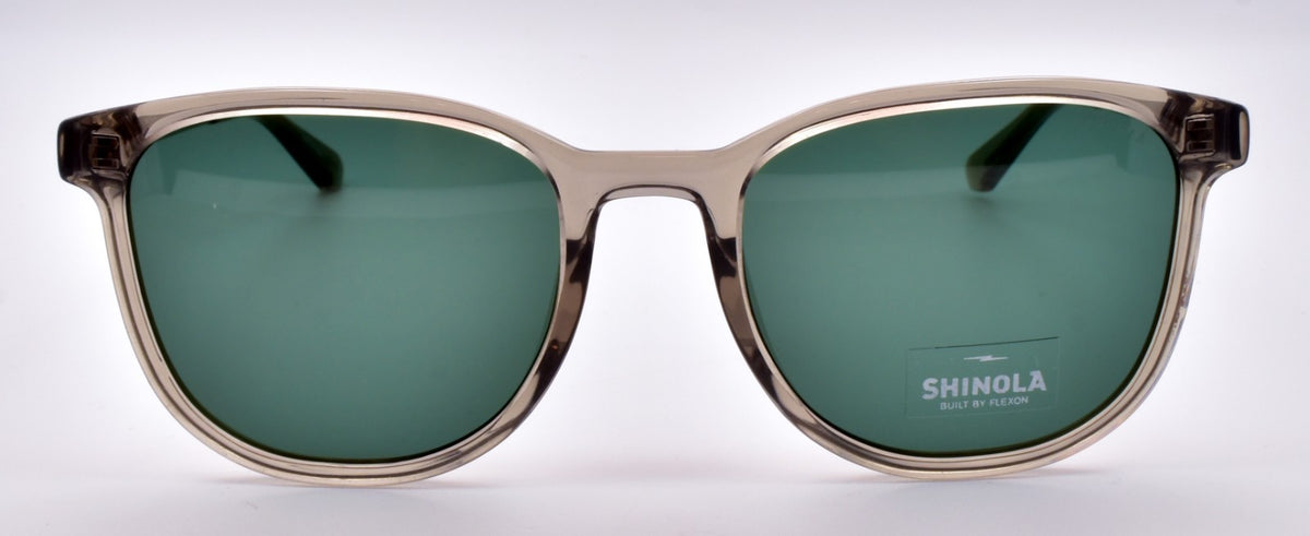 Shinola by Flexon SH3701S 278 Sunglasses 52-19-145 Crystal Fog / Green
