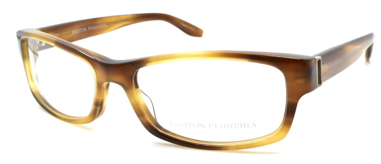 Barton Perreira The Associate UMT Unisex Glasses Frames 56-17-136 Umber Tortoise