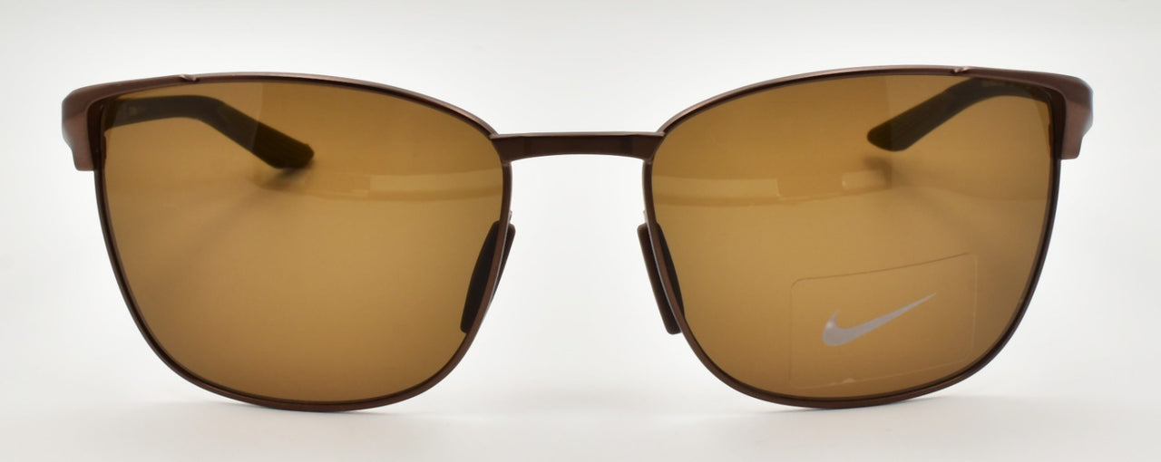 Nike Metal Fusion FV2377 215 Men's Sunglasses Satin Walnut / Brown