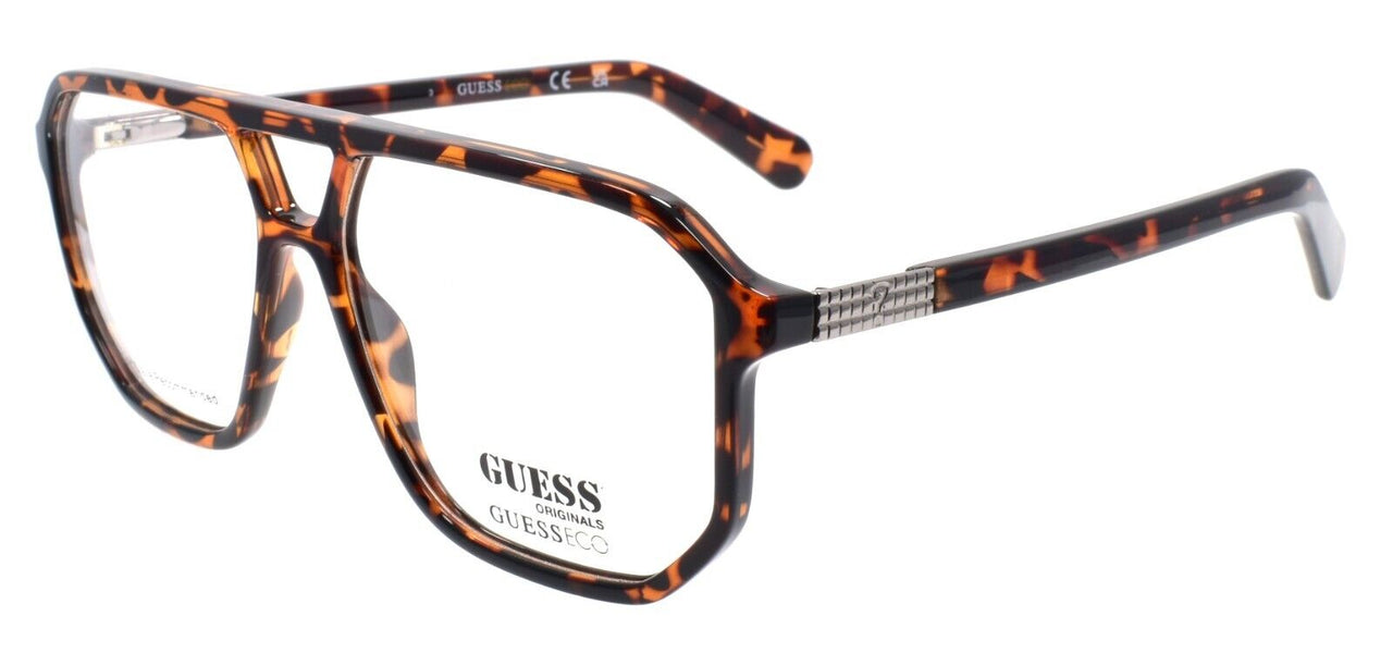 GUESS GU8252 052 Eyeglasses Frames Aviator 57-14-145 Dark Havana