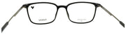 Flexon EP8024 001 Men's Eyeglasses Frames Black 55-18-145 Titanium Arms3