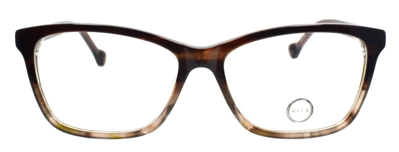 Aura Eyewear Magnolia BRN Eyeglasses Frames 55-15-140 Brown